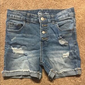 Denim Distressed Women's Shorts